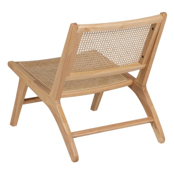 SILLÓN NATURAL MADERA-RATÁN SALÓN 60,50 X 73,50 X 72,50 CM - Imagen 4